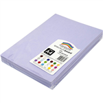 RAINBOW SPECTRUM BOARD 220GSM A4 LILAC PACK 100