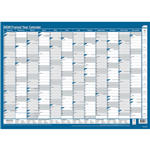 SASCO 10587 FRAMED 700 X 500MM YEAR PLANNER