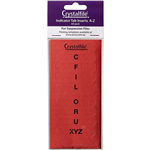CRYSTALFILE INDICATOR TAB INSERTS AZ RED PACK 60