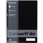 COLOURHIDE 1719402J NOTEBOOK 120 PAGE A4 BLACK