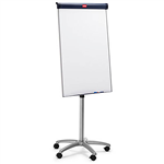 NOBO BARRACUDA MOBILE EASEL WHITESILVER