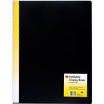MARBIG DISPLAY BOOK REFILLABLE 20 POCKET A3 BLACK
