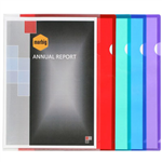 MARBIG ULTRA HEAVY DUTY LETTER FILES PP A4 ASSORTED PACK 10