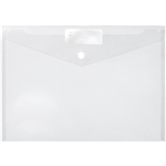 MARBIG DOCULOPE WALLET BUTTON CLOSURE A4 CLEAR