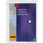 MARBIG BINDER WALLET A4 CLEAR