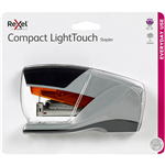 REXEL COMPACT LIGHT TOUCH STAPLER GREY