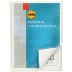 MARBIG FLIC FILE DISPLAY BOOK 10 POCKET A4 CLEAR
