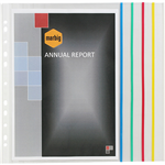 MARBIG COPYSAFE SHEET PROTECTORS EXPANDING A4 PACK 10
