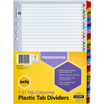 MARBIG INDEX DIVIDER MANILLA 131 TAB A4 ASSORTED
