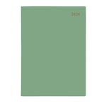 CUMBERLAND 41SSHGR SOHO SPIRAL DIARY PVC DAY TO PAGE A4 SAGE