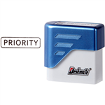 DESKMATE PREINKED MESSAGE STAMP PRIORITY BLACK