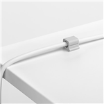 DURABLE CAVOLINE SELF ADHESIVE CABLE MANAGEMENT CLIPS 1 LARGE CABLE GREY PACK 6