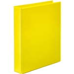 MARBIG CLEARVIEW INSERT RING BINDER 2D 25MM A4 YELLOW
