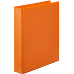 MARBIG CLEARVIEW INSERT RING BINDER 2D 25MM A4 ORANGE
