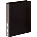 MARBIG CLEARVIEW INSERT RING BINDER 4D 38MM A4 BLACK