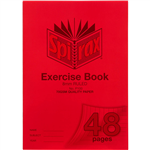 SPIRAX P100 EXERCISE BOOK 8MM RULED 70GSM 48 PAGE A4 RED