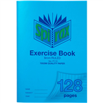 SPIRAX P110 EXERCISE BOOK 8MM RULED 70GSM 128 PAGE A4 BLUE