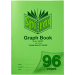 SPIRAX P134 GRAPH BOOK 5MM GRID 96 PAGE A4 GREEN