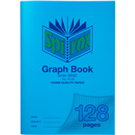 SPIRAX P135 GRAPH BOOK 5MM GRID 128 PAGE A4 BLUE