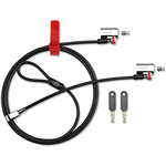 KENSINGTON CLICKSAFE DUAL HEAD LAPTOP LOCK MASTER KEYED