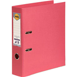 MARBIG LINEN LEVER ARCH FILE PE 75MM A4 CORAL