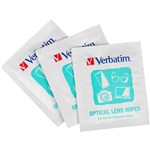 VERBATIM OPTICAL LENS CLEANING WIPES 25 PACK