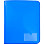 MARBIG ZIPPER BINDER 25MM 2D BLUE