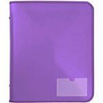 MARBIG ZIPPER BINDER 25MM 2D PURPLE