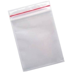 MARBIG RESEALABLE POLYBAGS 45 MICRON 125 X 100MM CLEAR PACK 1000