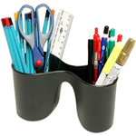 MARBIG ENVIRO DUO PENCIL CUP BLACK