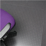 MARBIG TUFFMAT CHAIRMAT POLYCARBONATE CARPET RECTANGULAR 900 X 1200MM CLEAR
