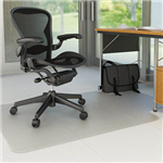 MARBIG ECONOMAT CHAIRMAT PVC KEYHOLE HARDFLOOR 1140 X 1340MM