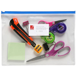 MARBIG CLEAR CASE WALLET ZIP CLOSURE A5 ASSORTED