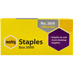MARBIG STAPLES 266 BOX 5000