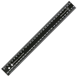 MARBIG ENVIRO RECYCLED RULER 300MM BLACK