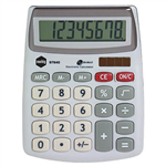 MARBIG DESKTOP CALCULATOR 8 DIGIT SILVER