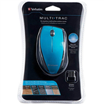 VERBATIM MULTITRAC WIRELESS LED MOUSE BLUE