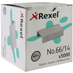 REXEL GIANT STAPLES SIZE 66 14MM BOX 5000