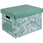 MARBIG WE MEAN GREEN ENVIRO ARCHIVE BOX LEAFY GREEN