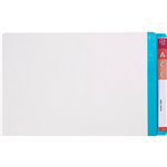 AVERY 42436 LATERAL FILE WITH LIGHT BLUE TAB MYLAR FOOLSCAP WHITE BOX 100
