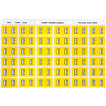 AVERY 43305 LATERAL FILE LABEL SIDE TAB COLOUR CODE E 25 X 38MM YELLOW PACK 180