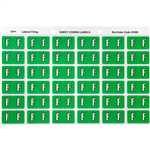 AVERY 43306 LATERAL FILE LABEL SIDE TAB COLOUR CODE F 25 X 38MM LIGHT GREEN PACK 180