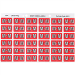 AVERY 43313 LATERAL FILE LABEL SIDE TAB COLOUR CODE M 25 X 38MM PINK PACK 180