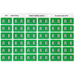 AVERY 43318 LATERAL FILE LABEL SIDE TAB COLOUR CODE R 25 X 38MM LIGHT GREEN PACK 180