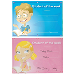 AVERY 69644 MERIT CERTIFICATES STUDENT OF THE WEEK A5 PACK 36