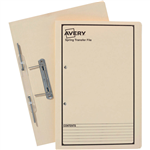 AVERY 86804 SPRING TRANSFER FILE FOOLSCAP BUFF