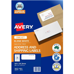 AVERY 936109 J8157 QUICK PEEL ADDRESS AND SHIPPING LABEL SURE FEED INKJET 33UP WHITE PACK 25
