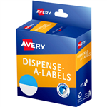 AVERY 937277 ROUND LABEL DISPENSER 24MM BLUEWHITE BOX 300