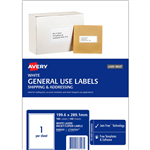 AVERY 938203 L7167 GENERAL USE LABEL LASERINKJET 1UP WHITE PACK 100