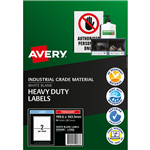 AVERY 959068 L7068 HEAVY DUTY LASER LABELS 2UP WHITE PACK 25